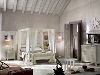 letto a baldacchino con zanzariera in stile classico schabbi schic