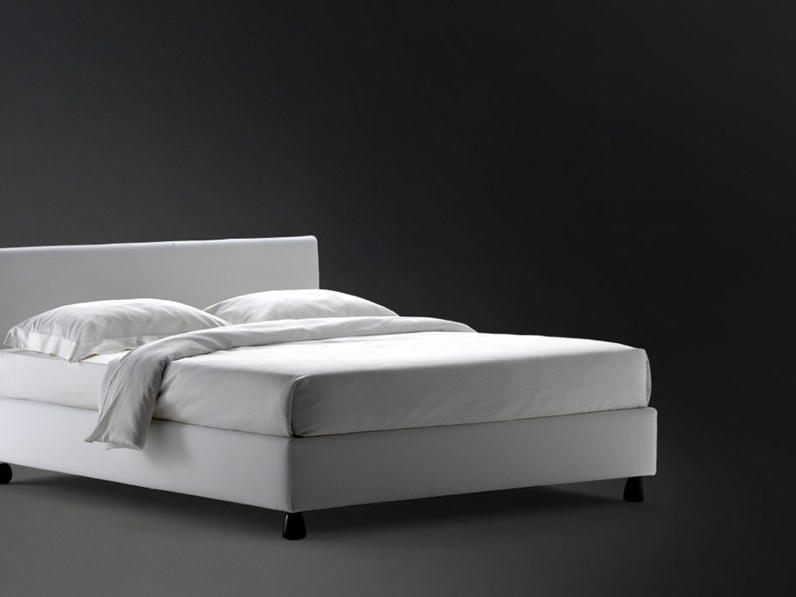 letto matrimoniale flou con contenitore
