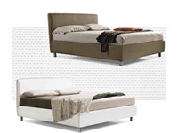 Letto matrimoniale Emma Stilfar imbottito moderno scontato del -42%