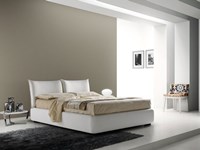 Letto matrimoniale imbottito Chic di Samoa Bside