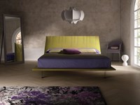 Letto matrimoniale imbottito JC di Samoa Bside