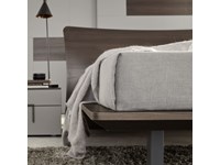 Letto matrimoniale Metide di Orme Olmo Scuro
