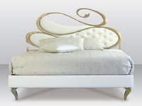 Letto matrimoniale mod.Nausica capitonnč
