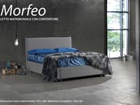 Letto imbottito con contenitore mod. Morfeo