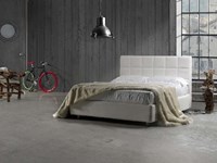 Letto imbottito con contenitore mod. Nizza