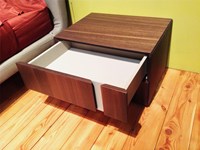 Letto matrimoniale Sirio e 2 comodini Abaco scontati del 30%