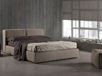 Letto imbottito con contenitore mod. Soffice