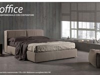 Letto imbottito con contenitore mod. Soffice
