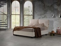 letto matrimoniale Vienna imbottito con contenitore