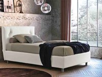 letto singolo piazza e mezzo moderno contenitore