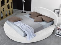 Letto rotondo con contenitore