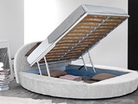 Letto rotondo con contenitore