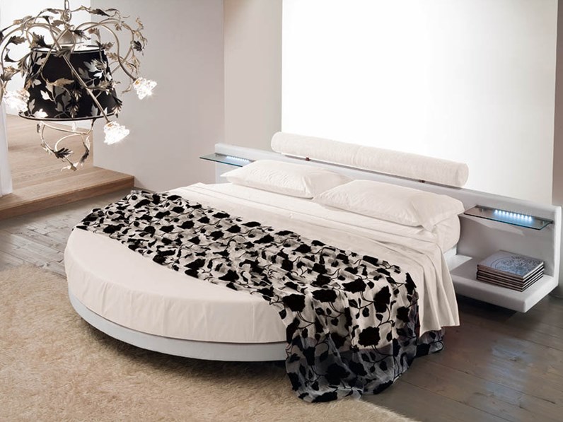 Letto Letto Rotondo Completo Matrimoniale Moderno