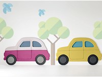 Samoa propone letto singolo modello Car della linea Kids' Worl.