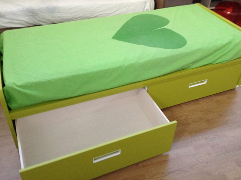 letto scorrevole con cassettoni Arkimede - 50% letto scorrevole con cassettoni Arkimede - 50%