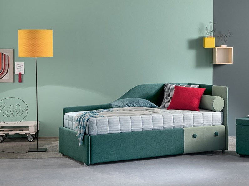 Letto singolo con giroletto Joy V&nice a prezzo ribassato