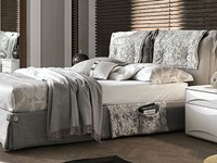 Letto matrimoniale in tessuto modello Amami di Tomasella