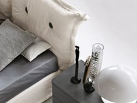 Letto matrimoniale in tessuto modello Amami di Tomasella