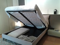 Oggioni Letto Letto oggioni matrimoniale modello dan contenitore basso