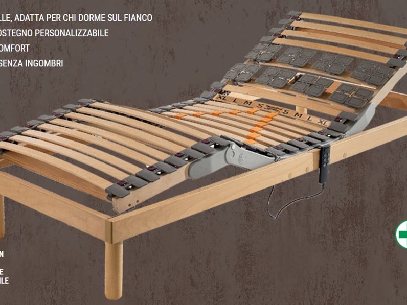 Reti Per Materassi.Rete Motorizzata Per Materasso Singolo 80 X 195 200 Cm Mod Elba