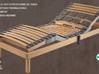 RETE MOTORIZZATA PER MATERASSO SINGOLO 80 x 195/200 cm MOD. ELBA,