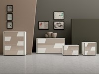 Tomasella letto Charlie + gruppo comò e comodini Kross. Offerta sconto 30%