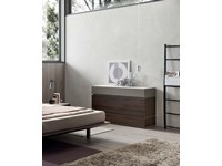 Letto matrimoniale della collezione Mottes Mobili