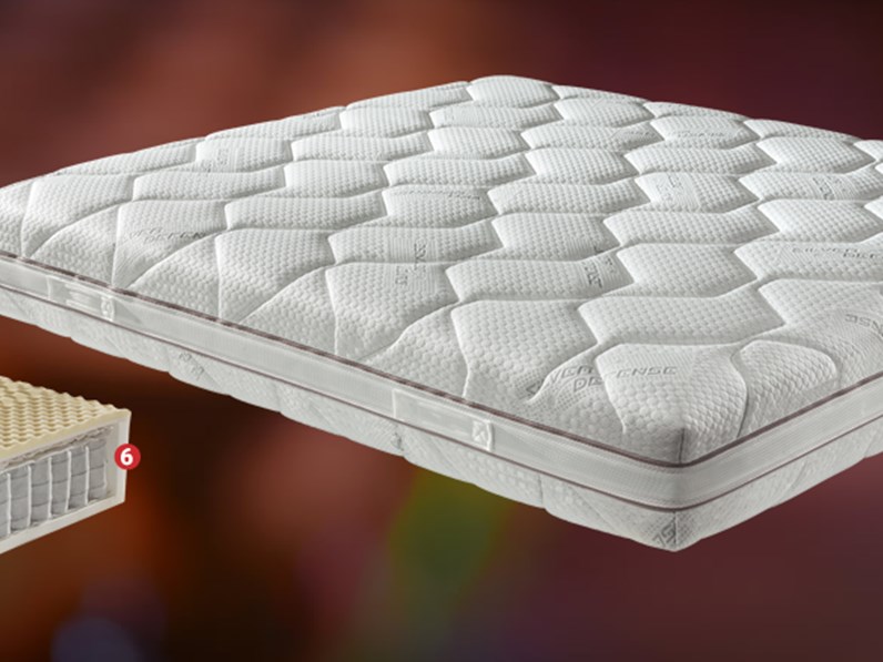 Materasso Matrimoniale Memory Foam 140x200 Cm – Z-hom 7 Zone, Rialzo 18 Cm, Medio Rigido