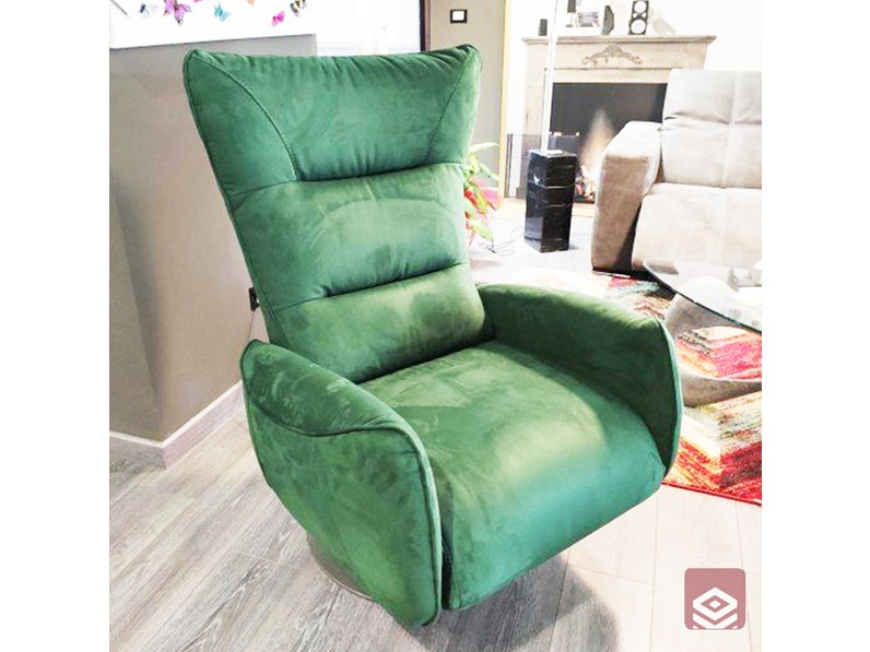 Poltrona relax Con movimento relax Mira Egoitaliano a prezzo Outlet