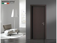 Porta per interni Battente Bertolotto Sydney Print cieca liscia finitura rovere moro