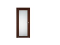 Barausse - porta vetrata in legno WENGE