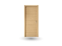 Porta interna in laminato materico finitura rovere naturale