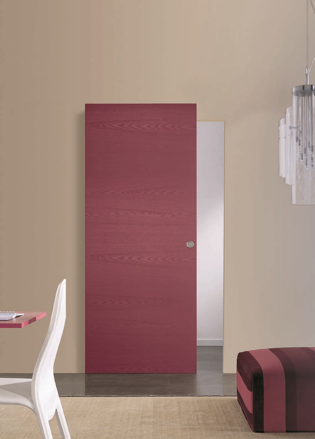 Porta scorrevole filo muro binario a scontata del 40 Porte
