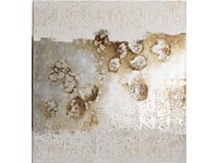 Quadro moderno olio su tela foglie naturi di Stones