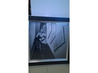Quadro stampa retrņ in bianco e nero