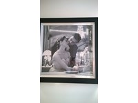 Quadro stampa retrņ in bianco e nero