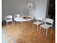 Sedia Desalto Set 4 sedie con braccioli koki 707 Design