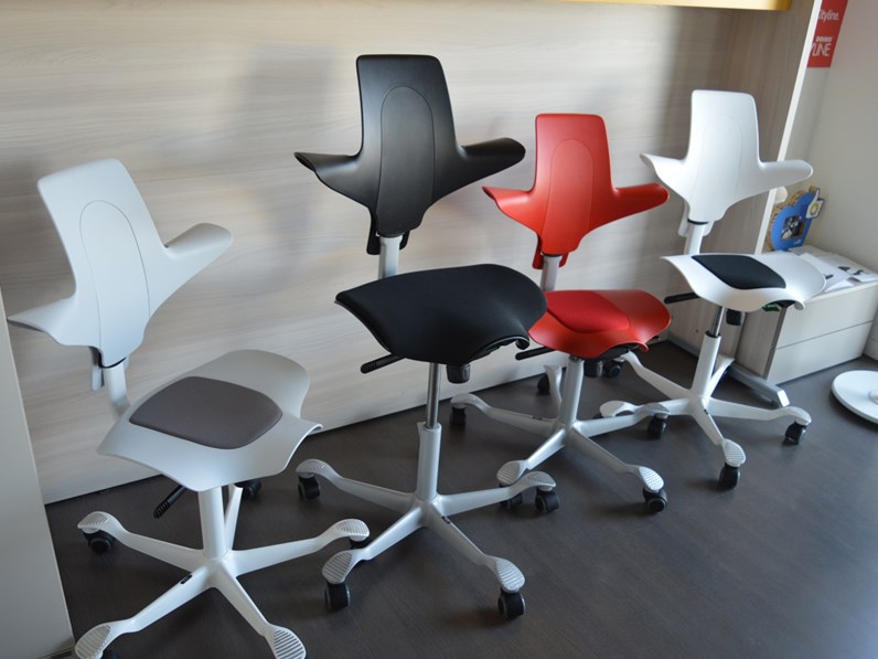 HAG Sedia girevole Capisco colore grigio