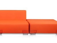 Divanetto e pouf Kartell Plastics Ecopelle Moderno