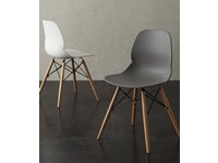 La Seggiola Sedia Shell wood scontato del -30 %