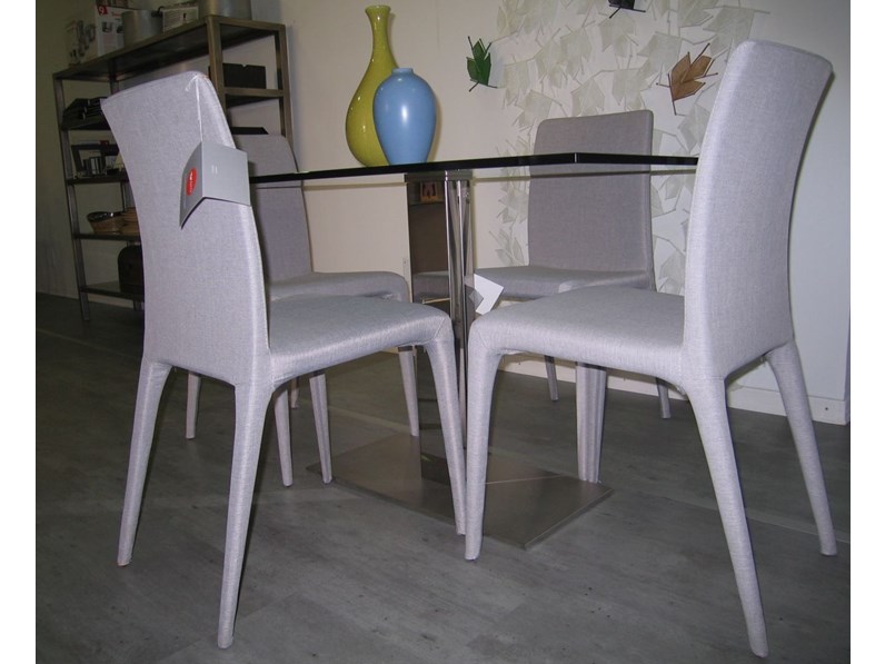 n.4 Sedie da soggiorno Set di Novamobili in Offerta Outlet n.4 Sedie da soggiorno Set di Novamobili in Offerta Outlet
