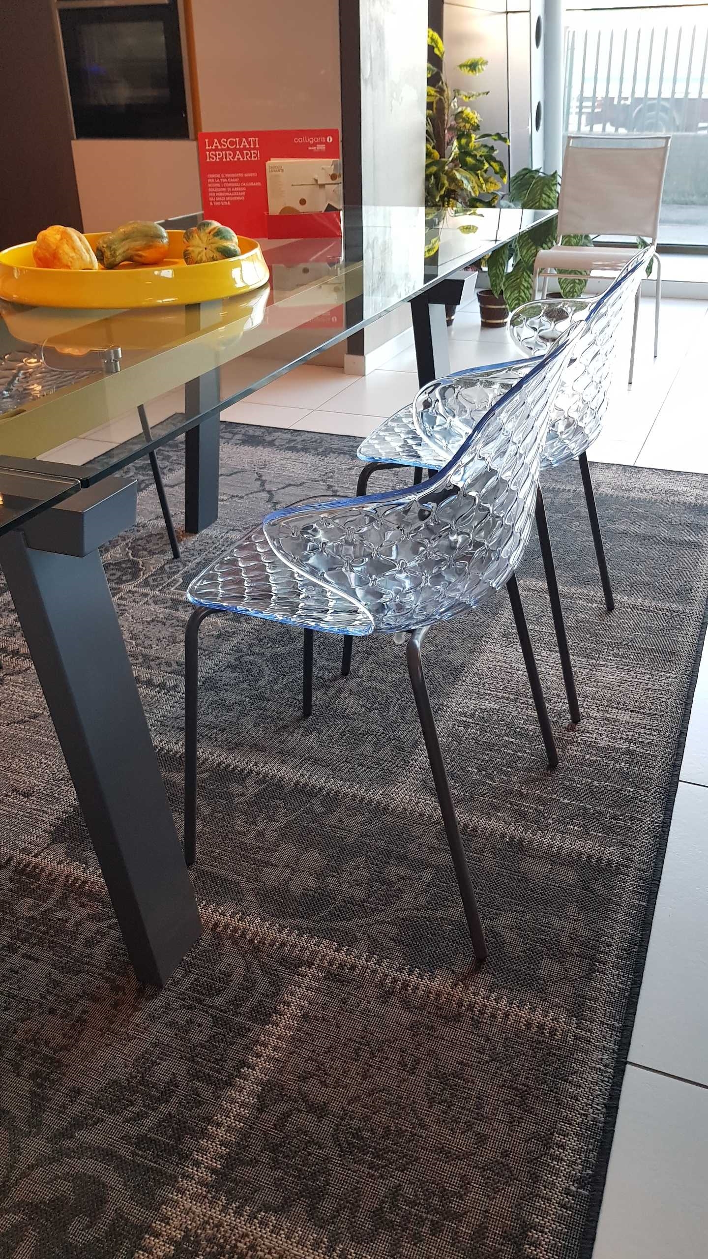 OUTLET Sedia Calligaris Saint tropez trasparente Sedie a prezzi scontati