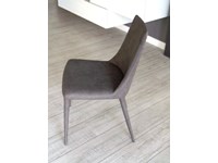 Ozzio Sedia 4 sedie aperol imbottita e rivestita ecopelle nabuk rigio easyline di ozzio scontato del -48 %