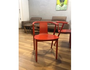 di prim'ordine moda vendita professionale Sedia bac legno rosso Cappellini a prezzo scontato di prim'ordine moda vendita professionale Sedia bac legno rosso Cappellini a prezzo scontato