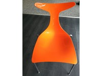sedia Delfy arancio