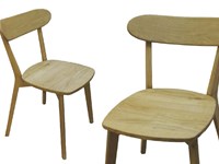 Sedia in legno massello di rovere