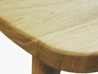 Sedia in legno massello di rovere