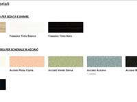 Finiture colori sedia sk md work srl