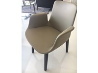 Ventura sedie in pelle con braccioli in offerta speciale