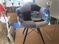 Sedia Venezia bis Tessuto Design Con braccioli
